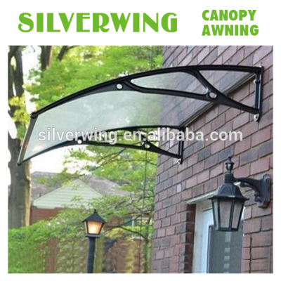 Elegant shades durable outdoor diy polycarbonate aluminium awnings