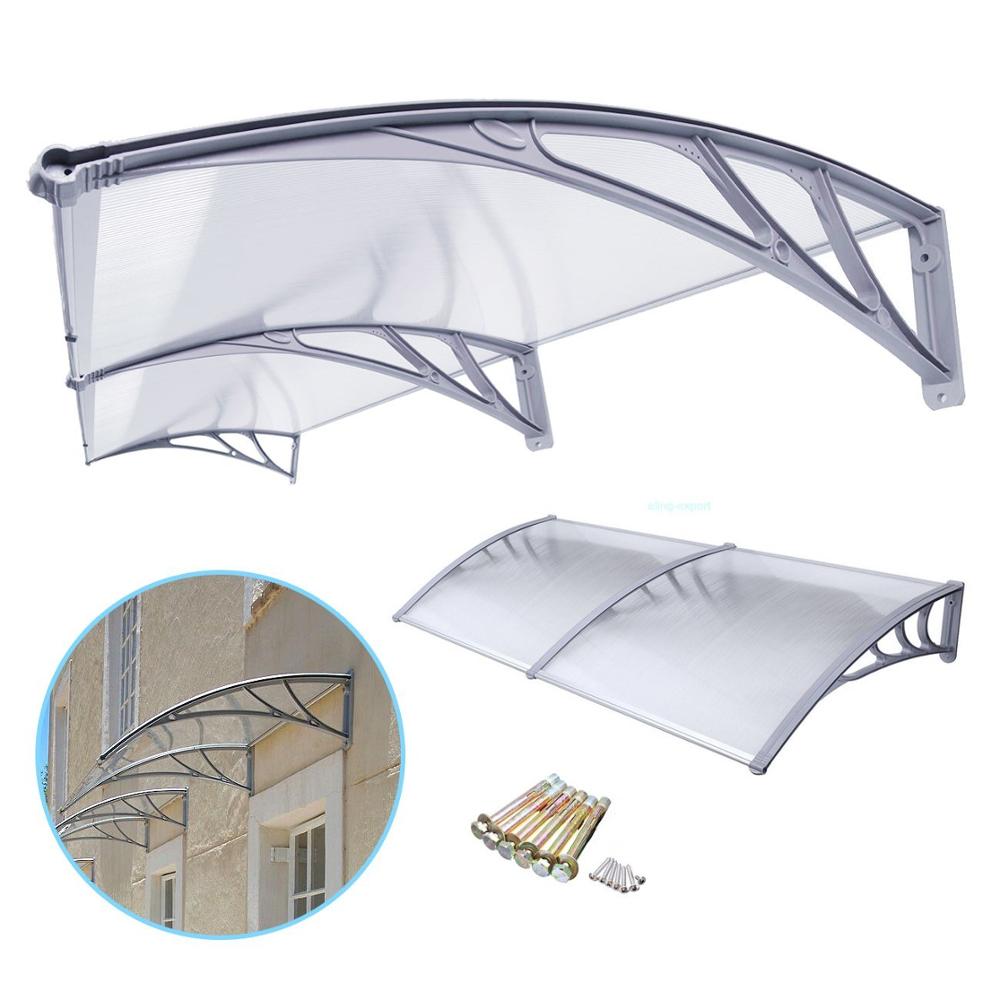 Waterproof Polycarbonate air conditioner canopy with plastic bracket