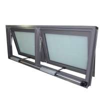 YY Home elegance aluminum frame awning window with double glass