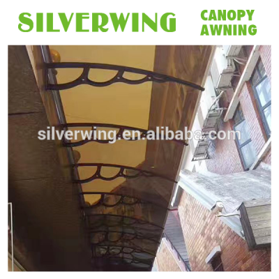 Factory price outdoor diy pc plastic canopy for door or window