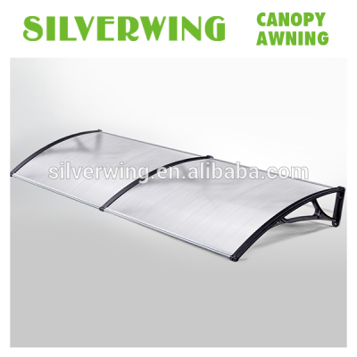 80x200cm outdoor diy polycarbonate aluminum porch awnings