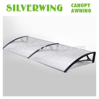 80x200cm outdoor diy polycarbonate aluminum porch awnings