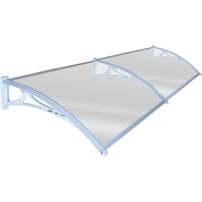 DIY Polycarbonate door roof canopy for transparent window