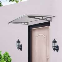 Euro-design durable door aluminum polycarbonate awnings